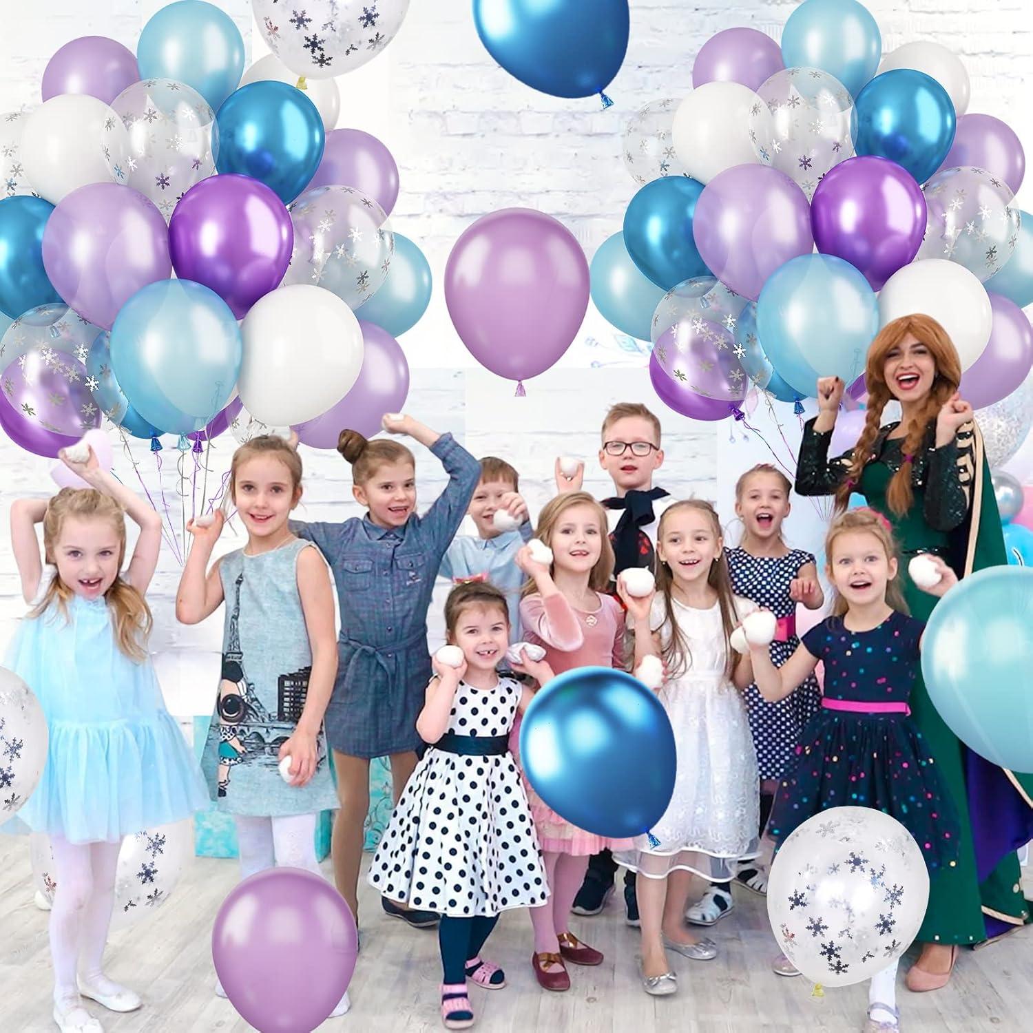 Globos Congelados Paready 60 Pcs 30.48 cm Morado y Azul