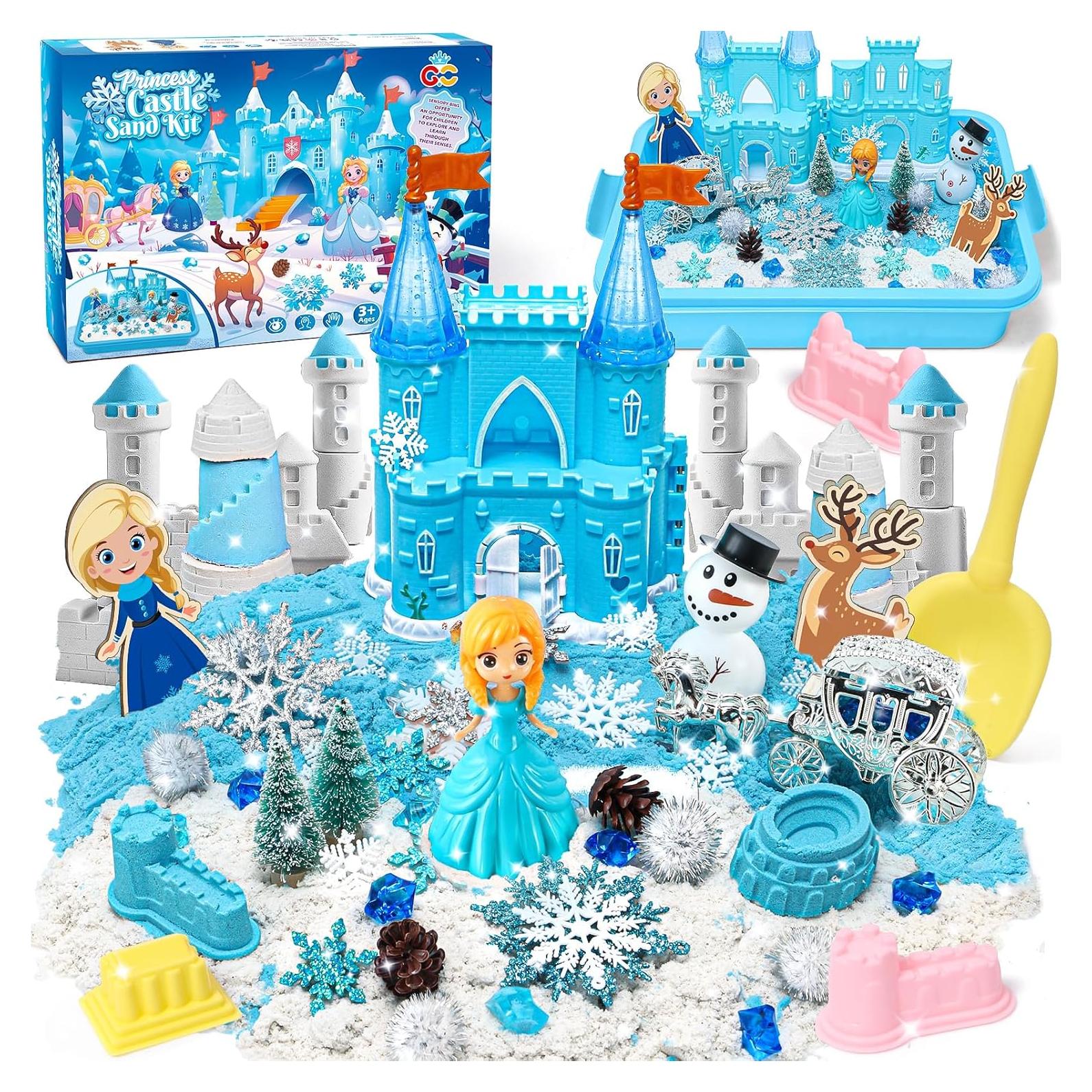 Kit de Caja Sensorial G.C con Arena de Juego y Moldes