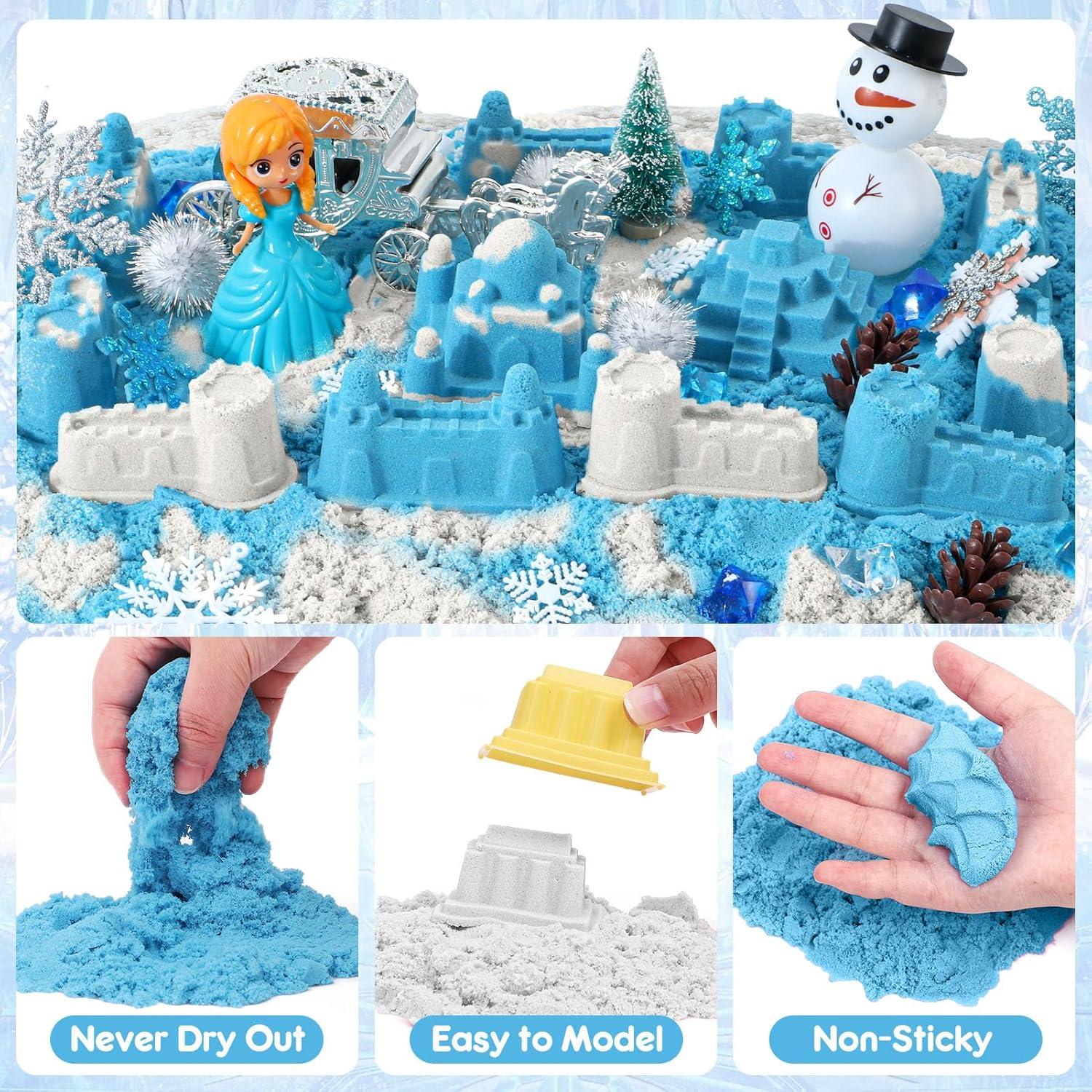 Kit de Caja Sensorial G.C con Arena de Juego y Moldes