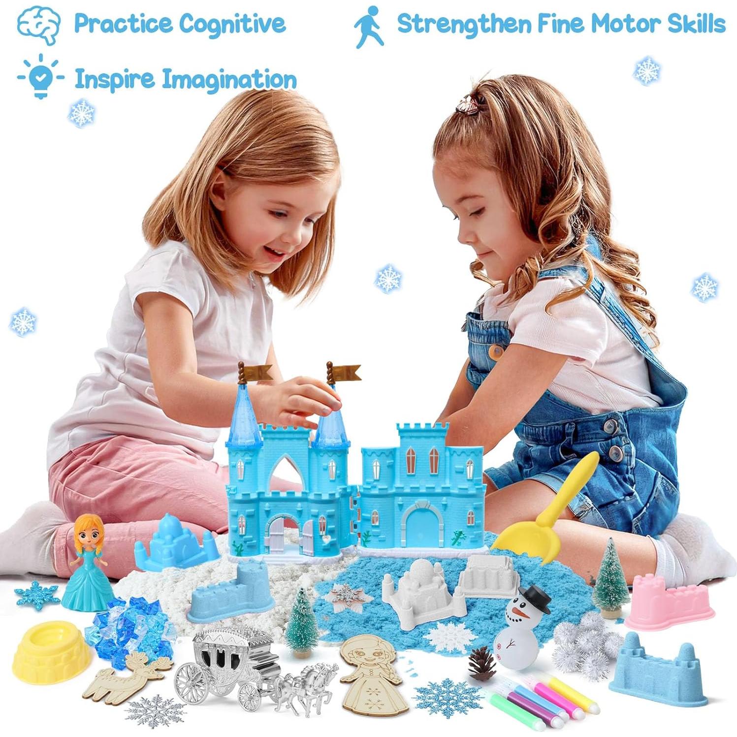 Kit de Caja Sensorial G.C con Arena de Juego y Moldes