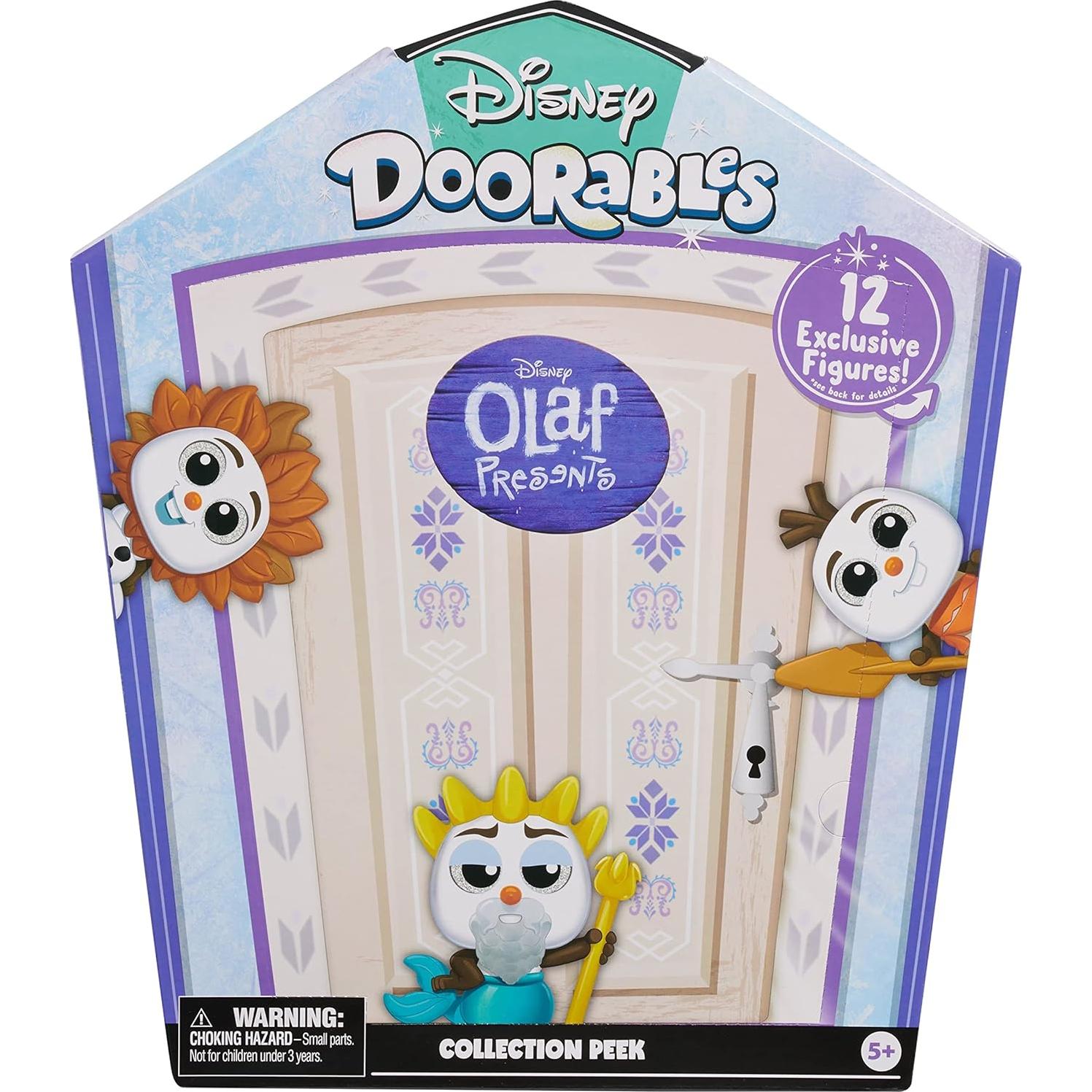 Colección de Figuras Disney Doorables Olaf Just Play 12 Piezas