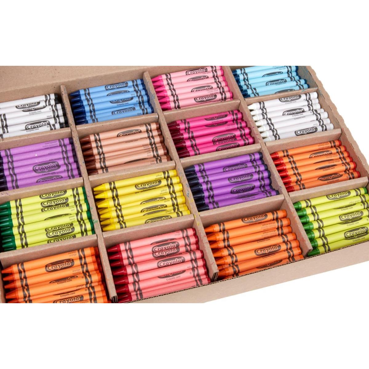 Paquete de Crayones Crayola 800 unidades 16 colores para niños