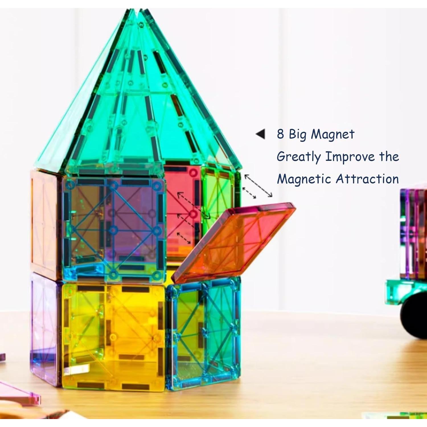 Azulejos Magnéticos NEOFORMERS 110 Piezas 3D STEM para Niños