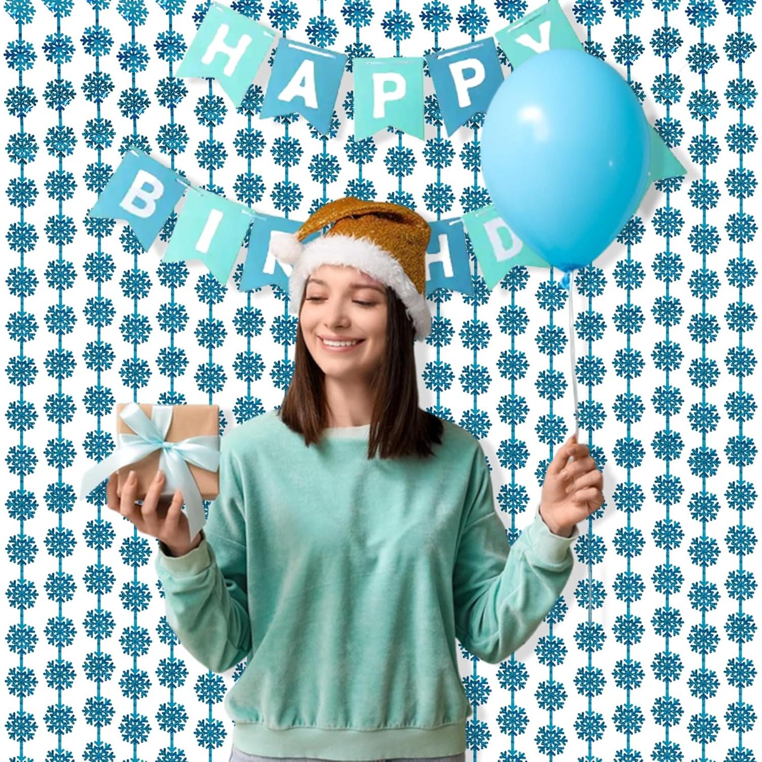 Cortinas de Flecos de Aluminio BRAVESHINE 0.97x2.01m Azules