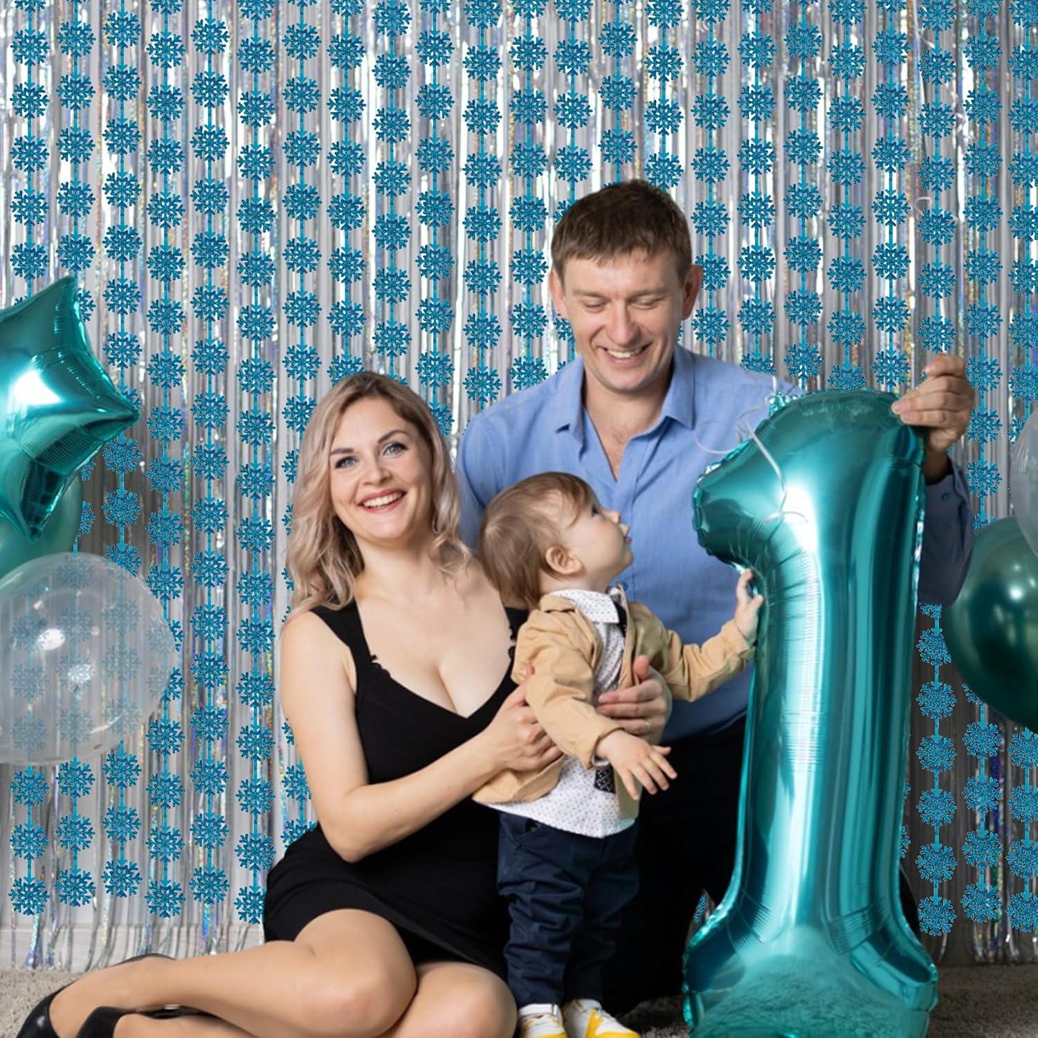 Cortinas de Flecos de Aluminio BRAVESHINE 0.97x2.01m Azules