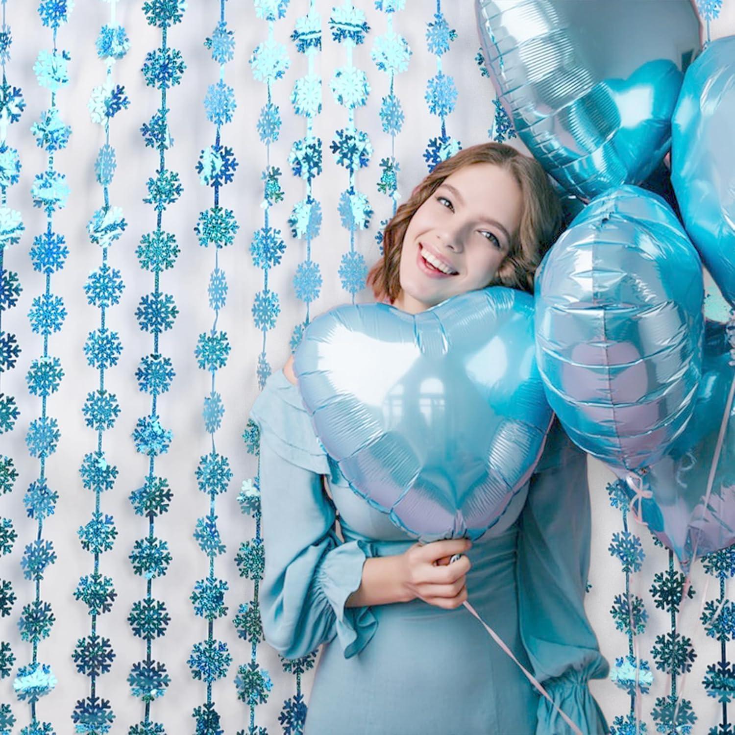 Cortinas de Flecos de Aluminio BRAVESHINE 0.97x2.01m Azules