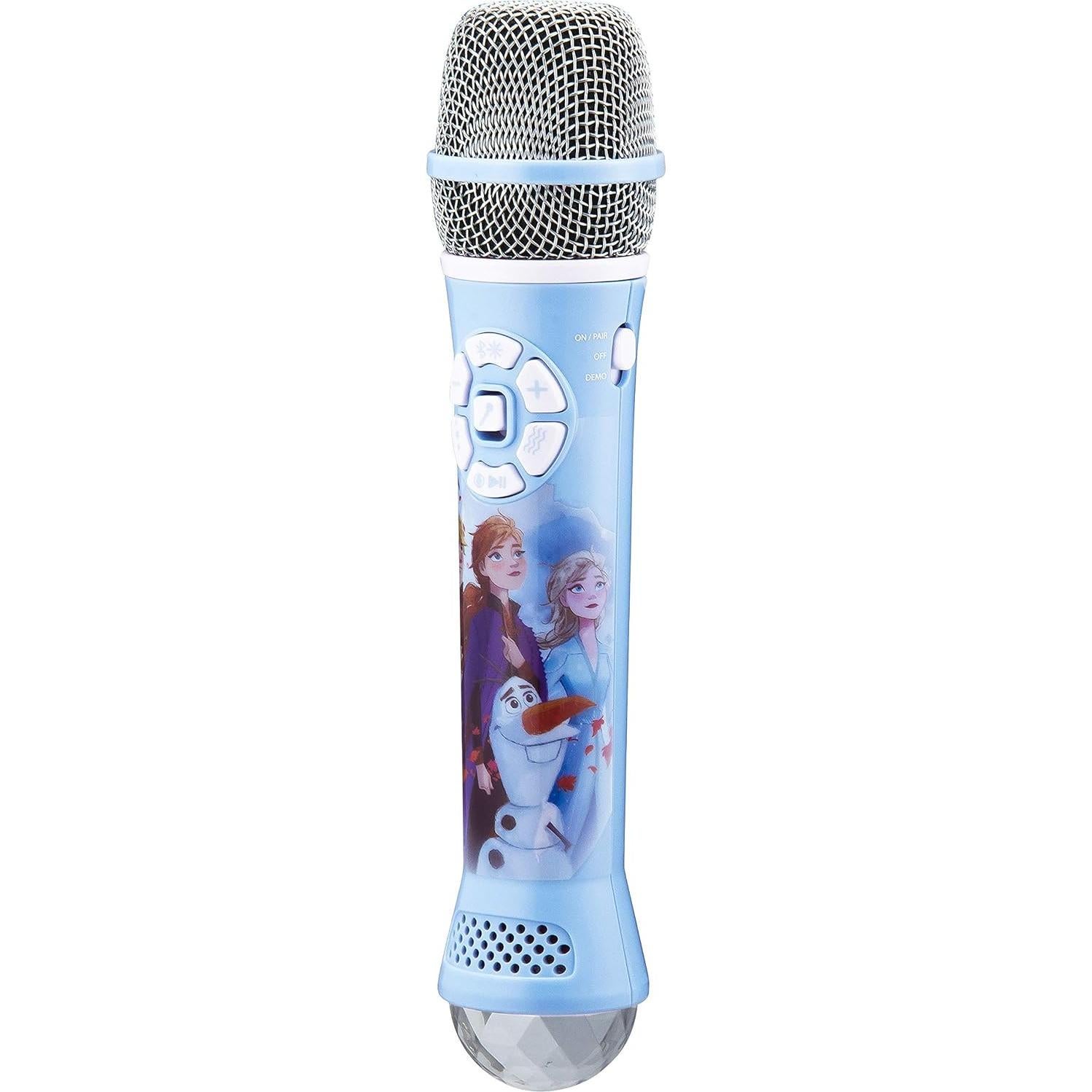 Micrófono de Karaoke Bluetooth eKids Frozen 2 con Luces LED
