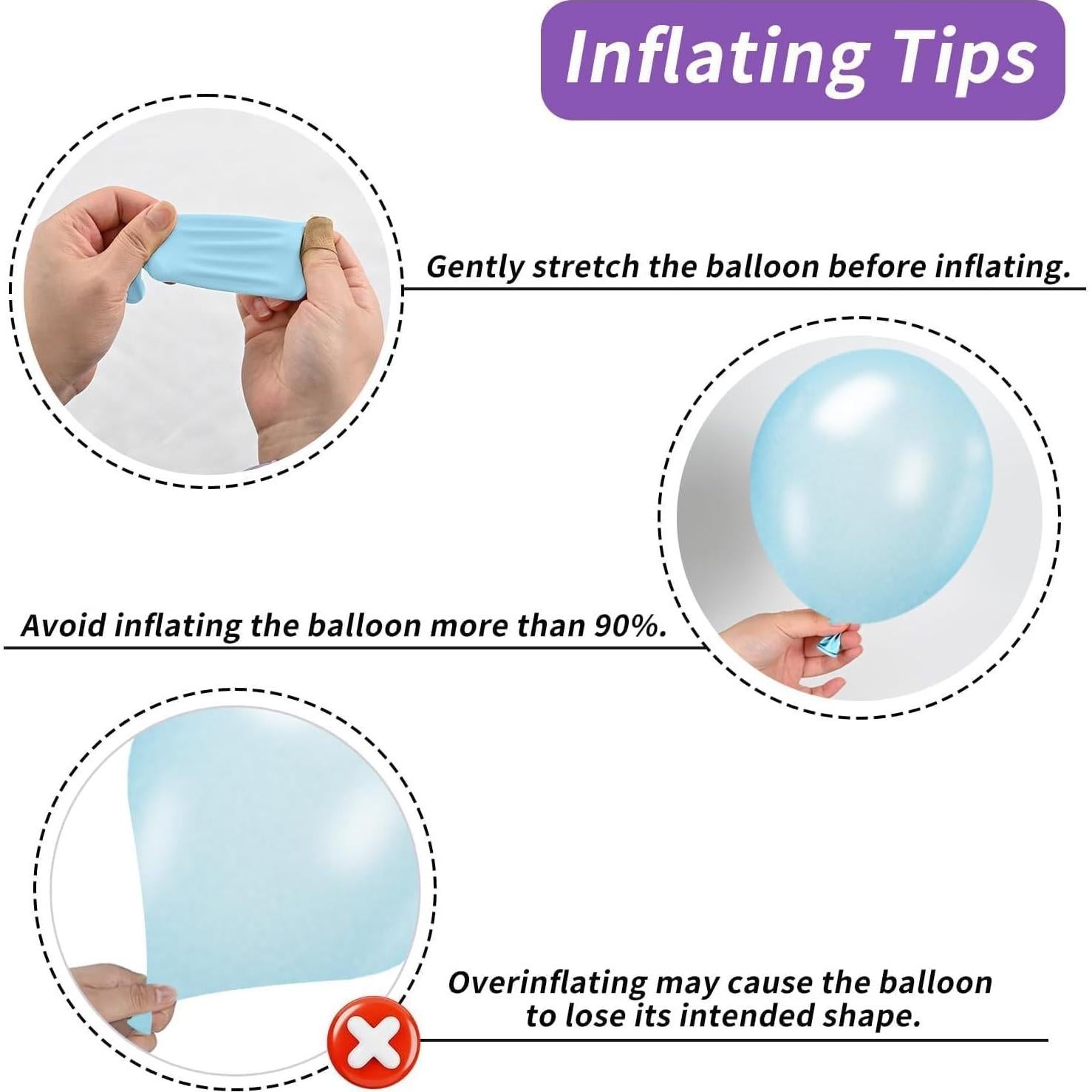 Conjunto de Globos Congelados Paready 50 Piezas 30 cm