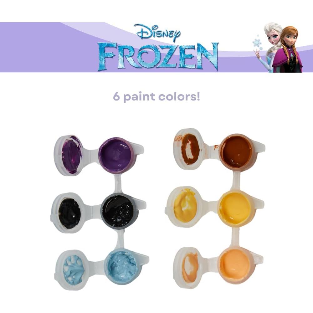 Set de Pintura Disney Frozen DIY - Elsa y Anna para Niñas