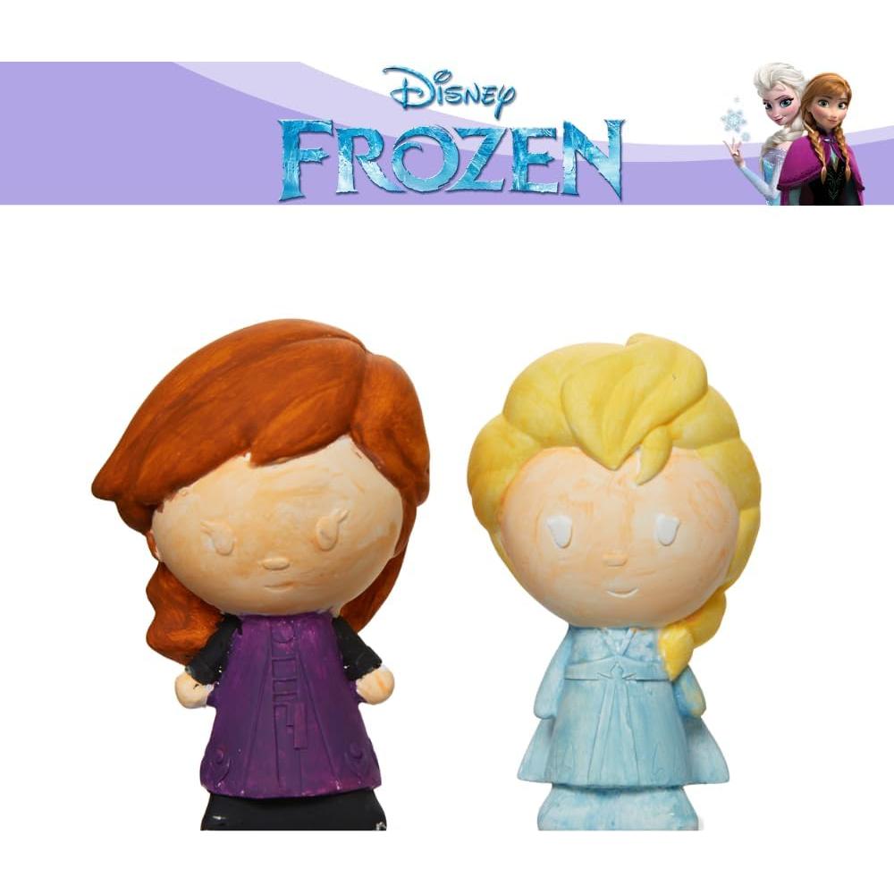 Set de Pintura Disney Frozen DIY - Elsa y Anna para Niñas