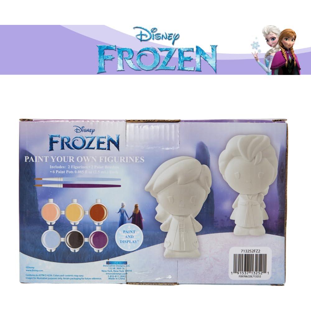 Set de Pintura Disney Frozen DIY - Elsa y Anna para Niñas