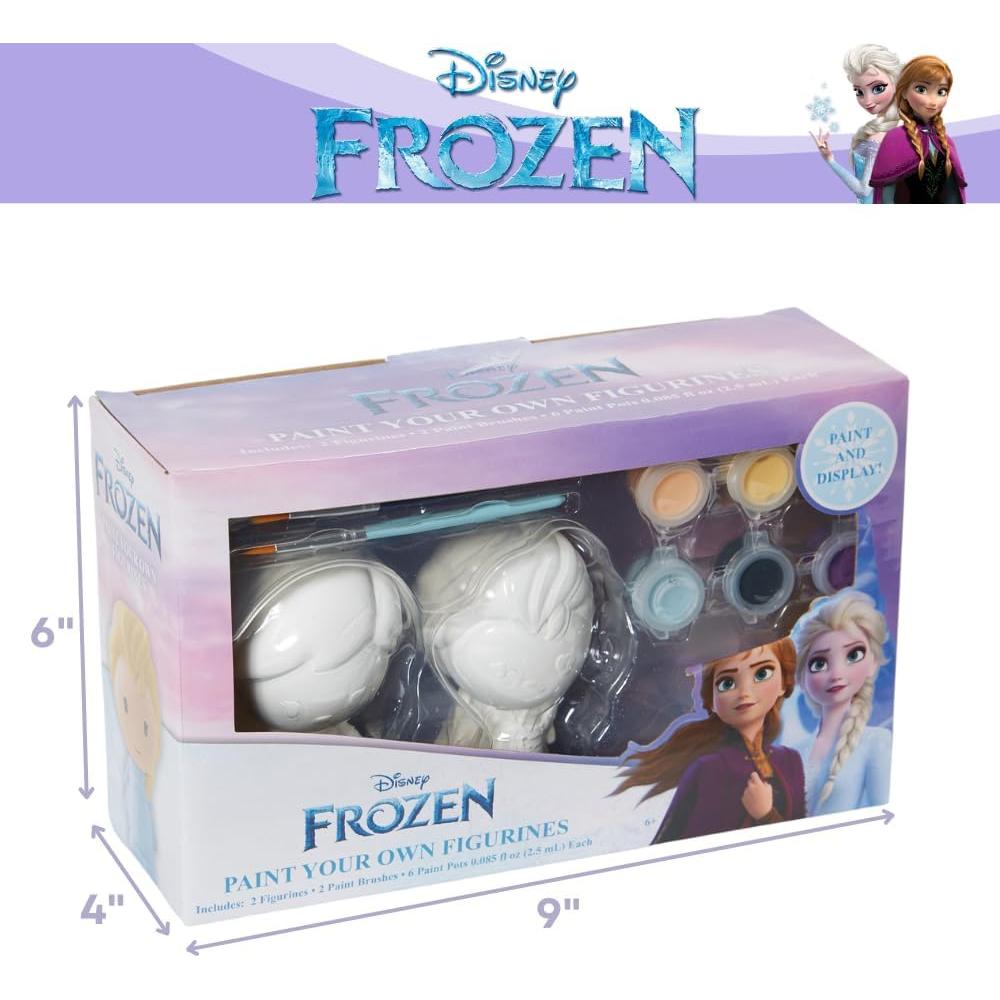 Set de Pintura Disney Frozen DIY - Elsa y Anna para Niñas
