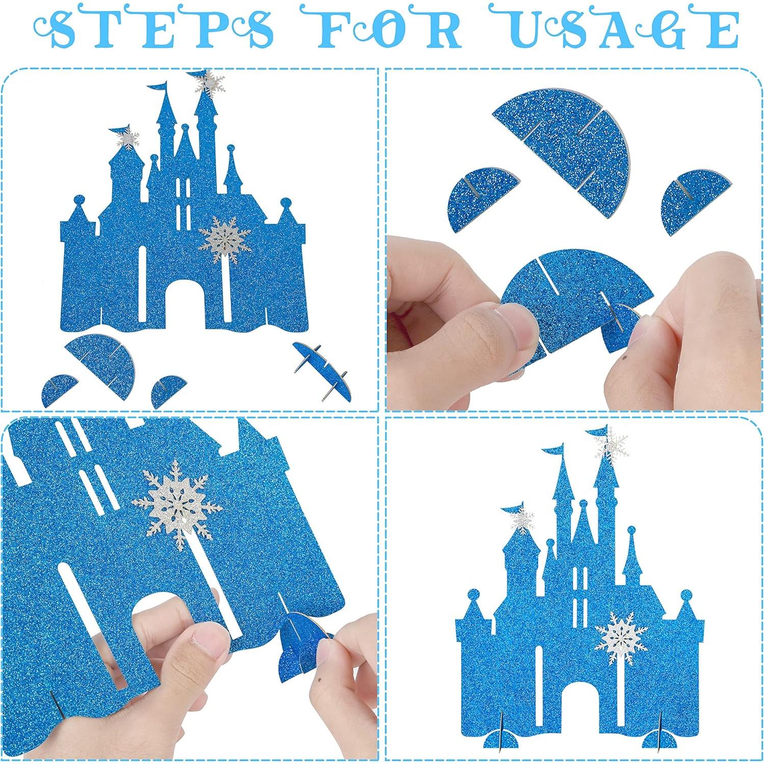 Centro de Mesa Castillo Congelado 5 Piezas C L Cooper Life