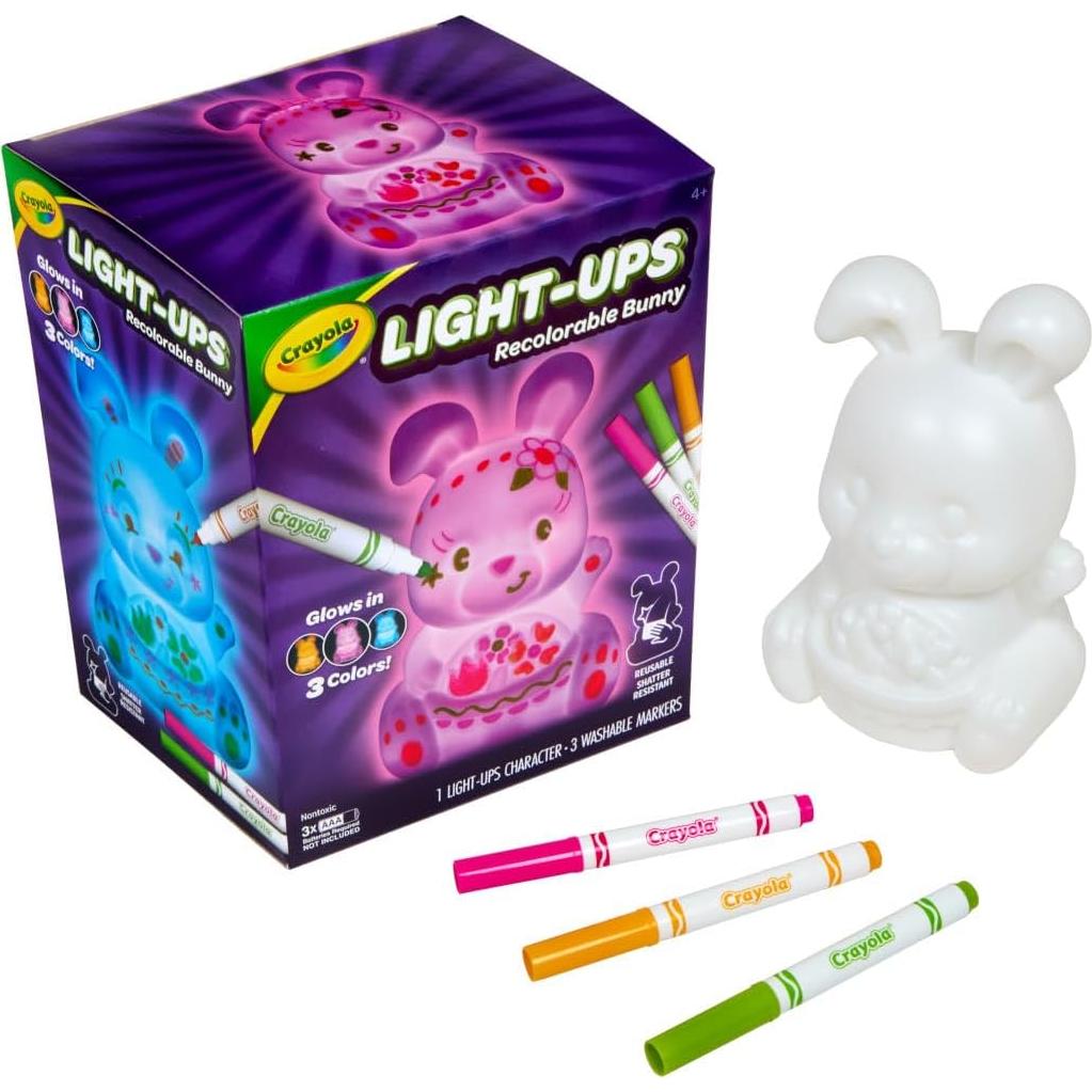 Juguete Crayola Light-Ups Conejo Recolorable 4+ años