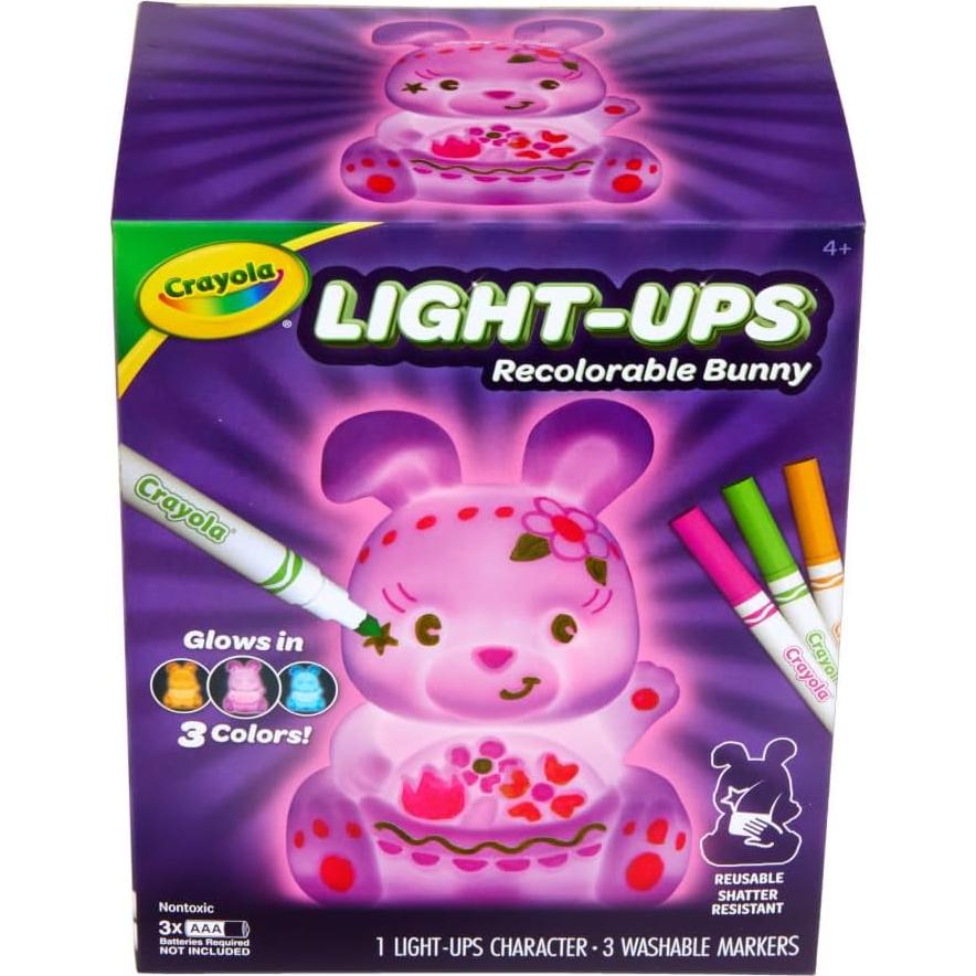 Juguete Crayola Light-Ups Conejo Recolorable 4+ años