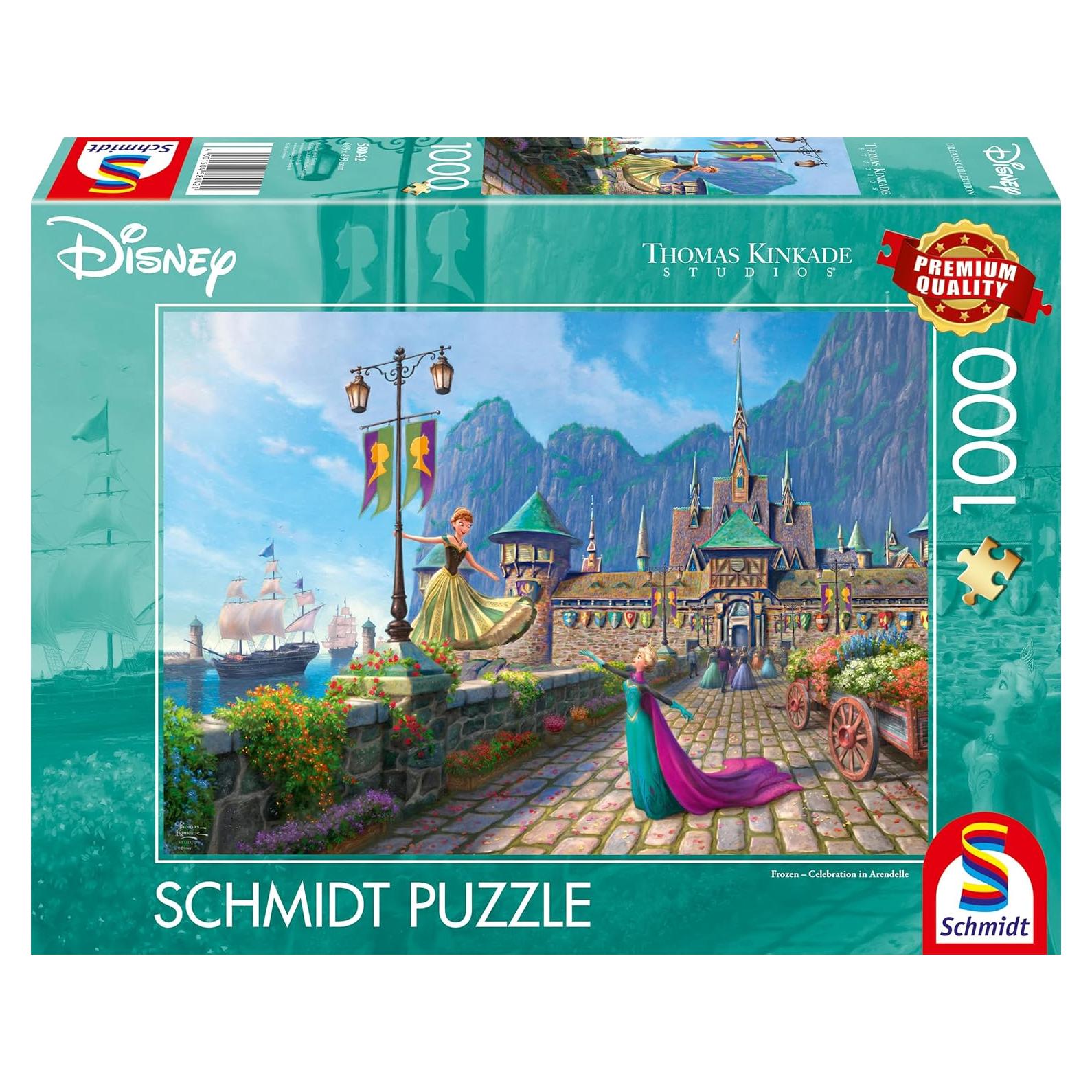 Rompecabezas 1000 Piezas Schmidt Spiele Thomas Kinkade Frozen