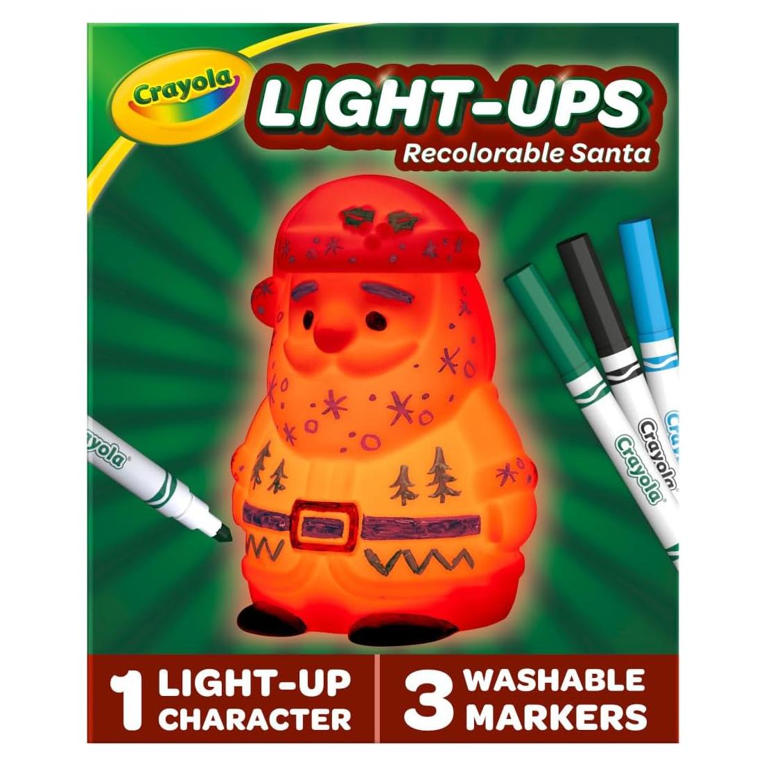 Santa Light-Ups Crayola - Juguete iluminado navideño