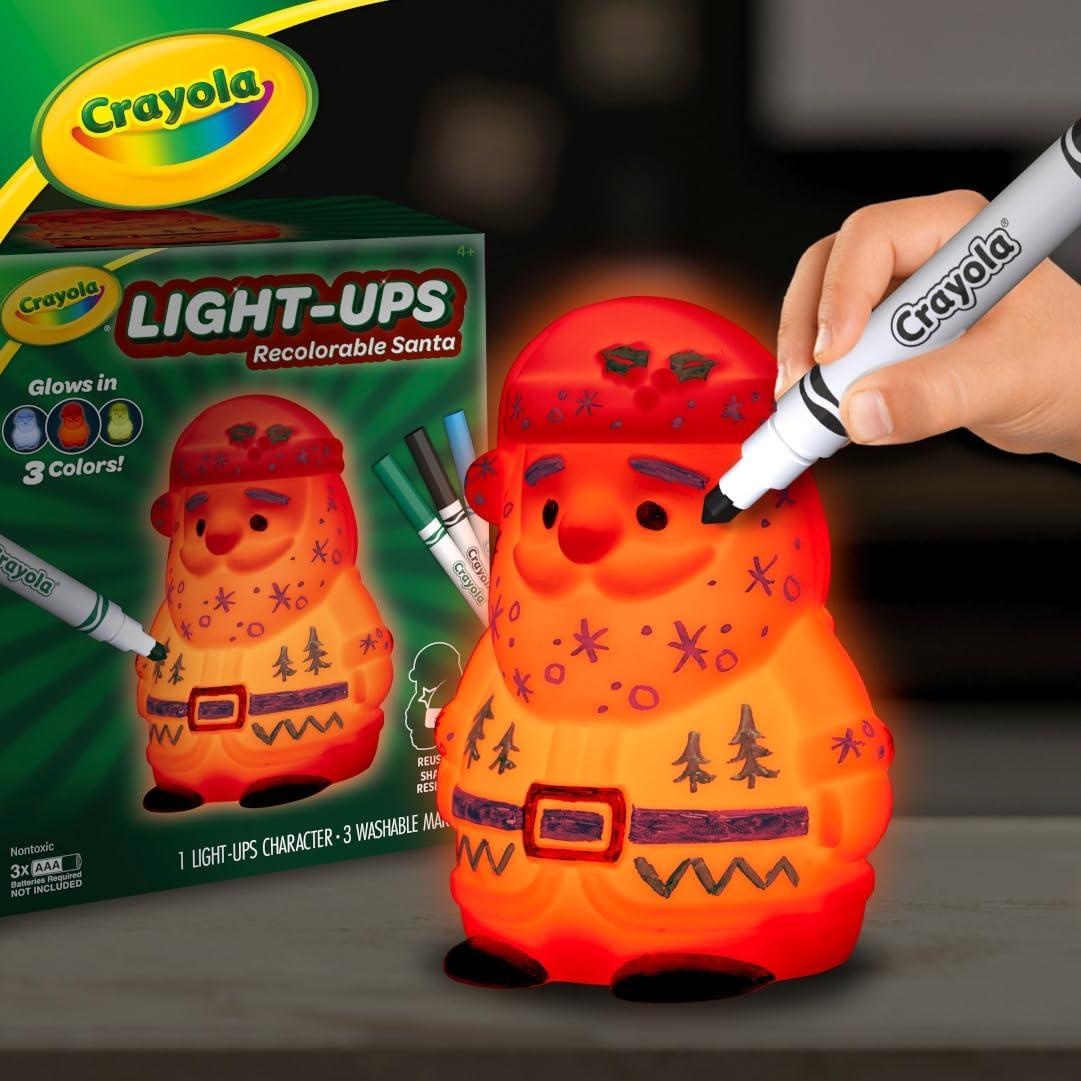 Santa Light-Ups Crayola - Juguete iluminado navideño
