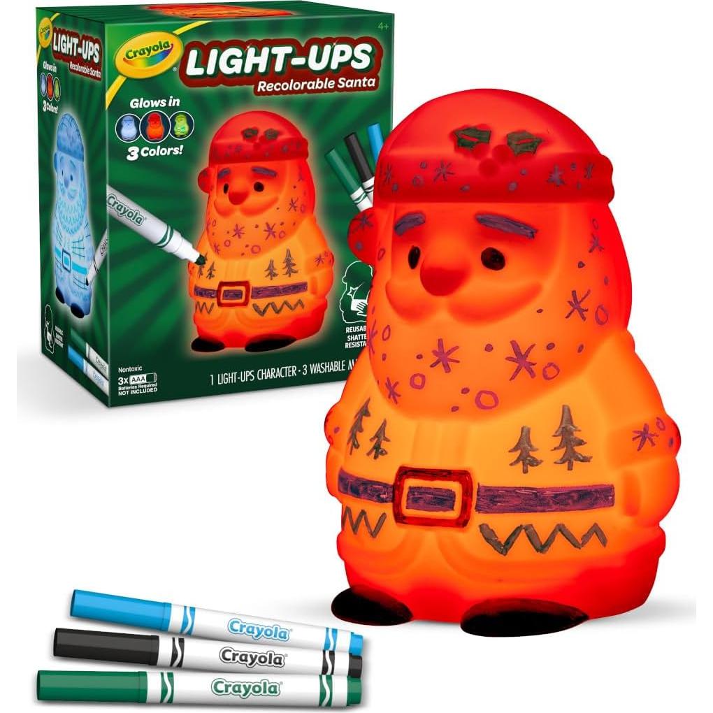 Santa Light-Ups Crayola - Juguete iluminado navideño