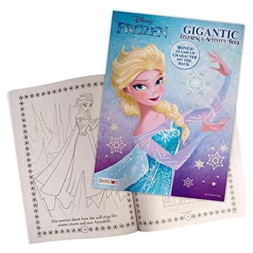 Libro de Colorear Gigante Frozen 2 Elsa 192 Páginas Actividades