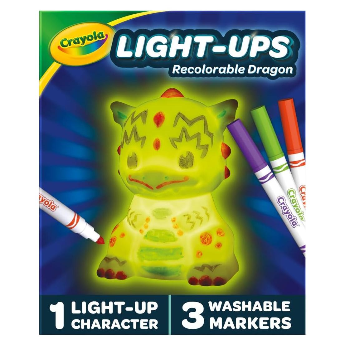 Dragón Light Ups Crayola, Juguete Iluminado Reutilizable