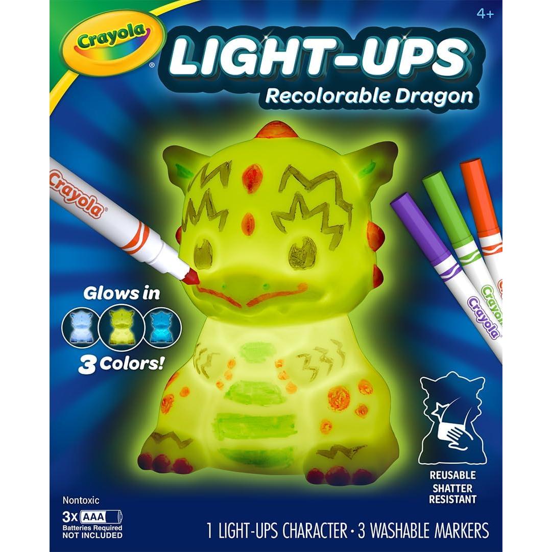 Dragón Light Ups Crayola, Juguete Iluminado Reutilizable