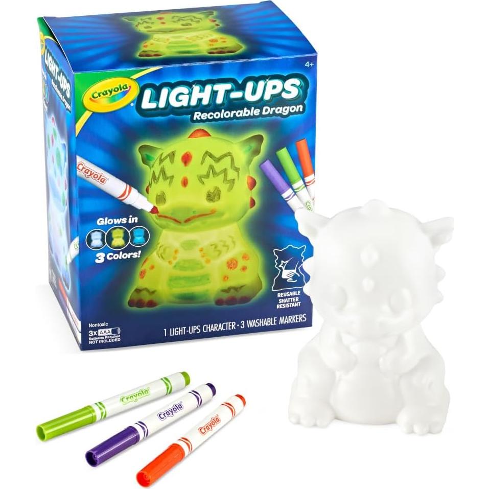 Dragón Light Ups Crayola, Juguete Iluminado Reutilizable