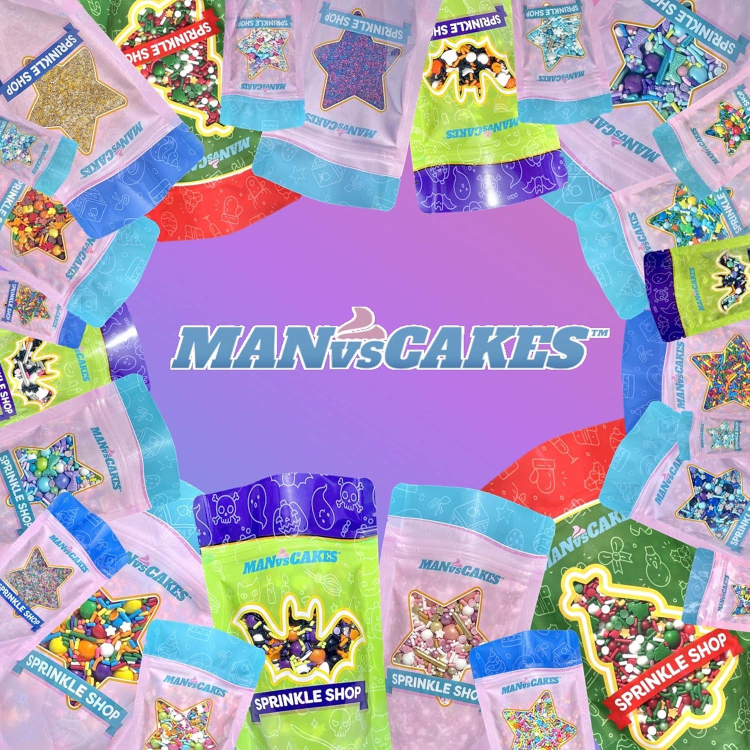 Sprinkles Manvscakes 113.4g Decoración Invernales Coloridos