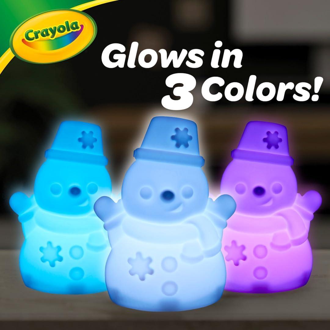Muñeco de Nieve Iluminado Crayola - Juguete Reutilizable