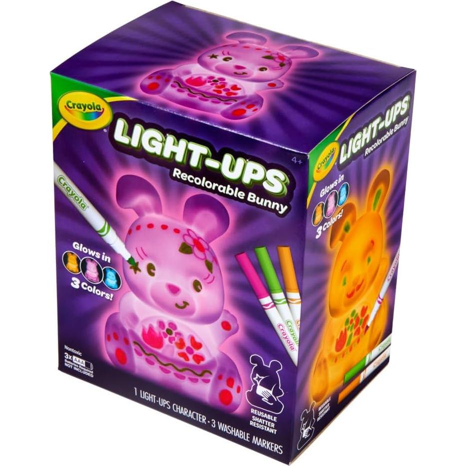 Conejo Crayola Light-Ups - Juguete Recolorable 10,8x14,6cm