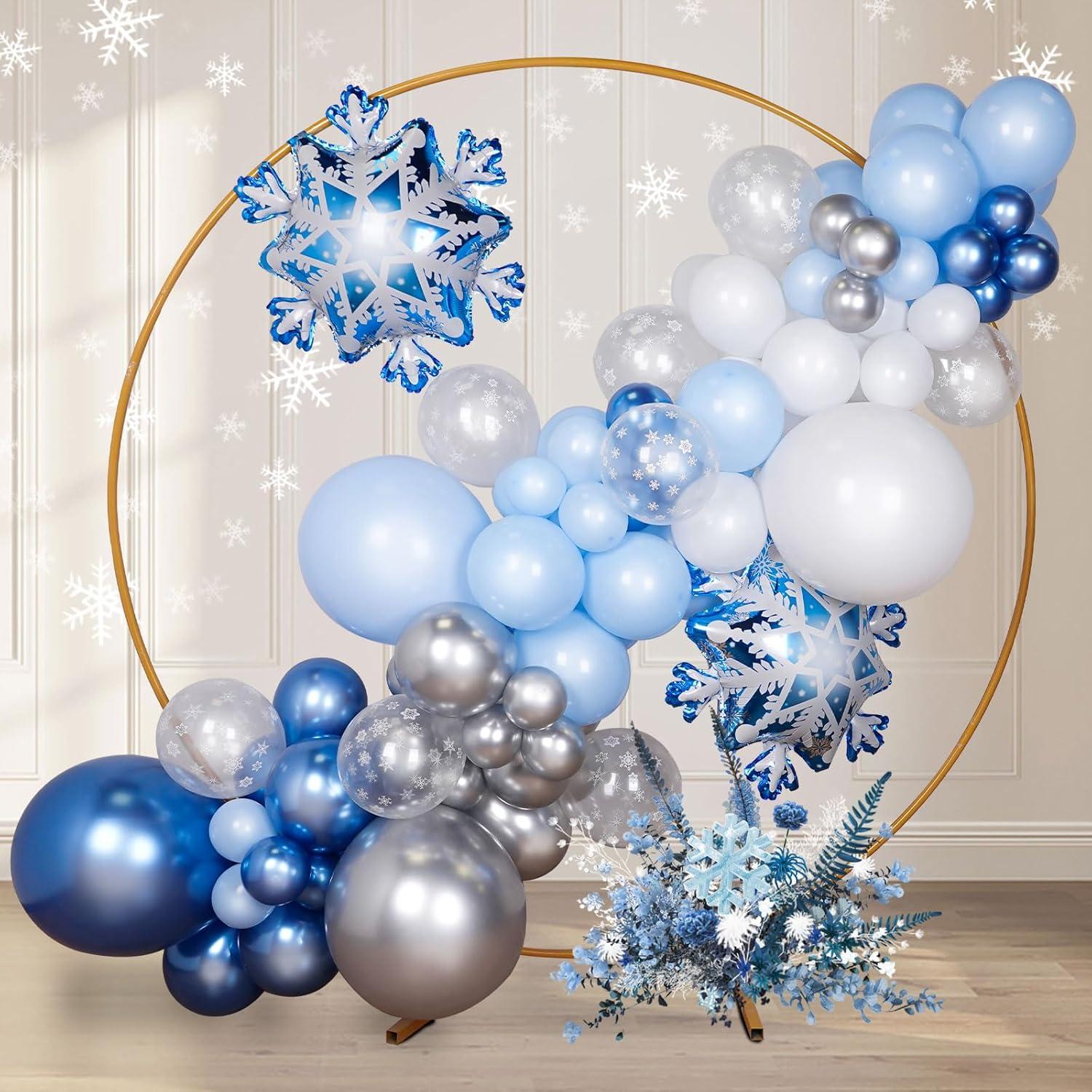 Kit de Globos de Copo de Nieve Melody Fantasy 58pcs