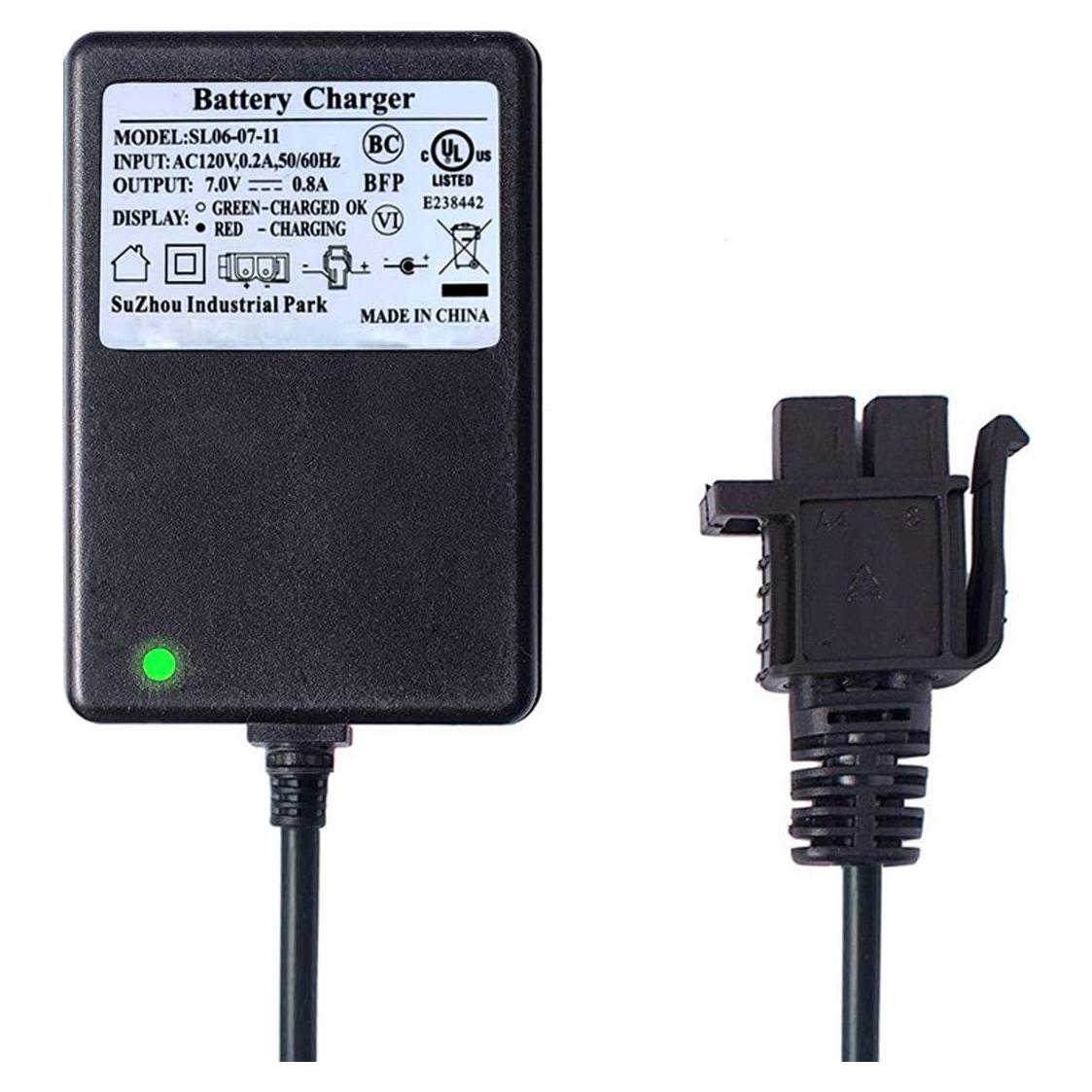 Cargador 6V SL ELECTRONIC para cochecito y scooter infantil