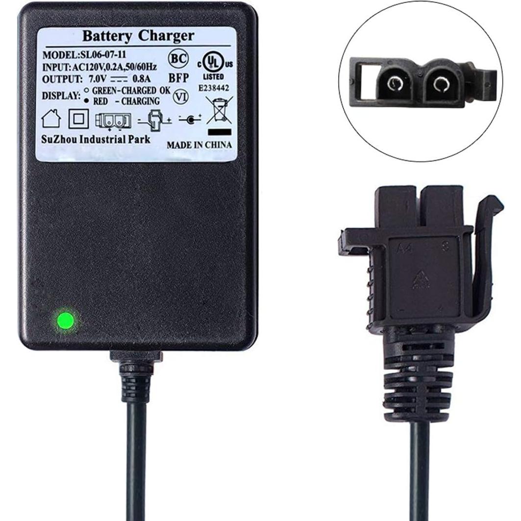 Cargador 6V SL ELECTRONIC para cochecito y scooter infantil