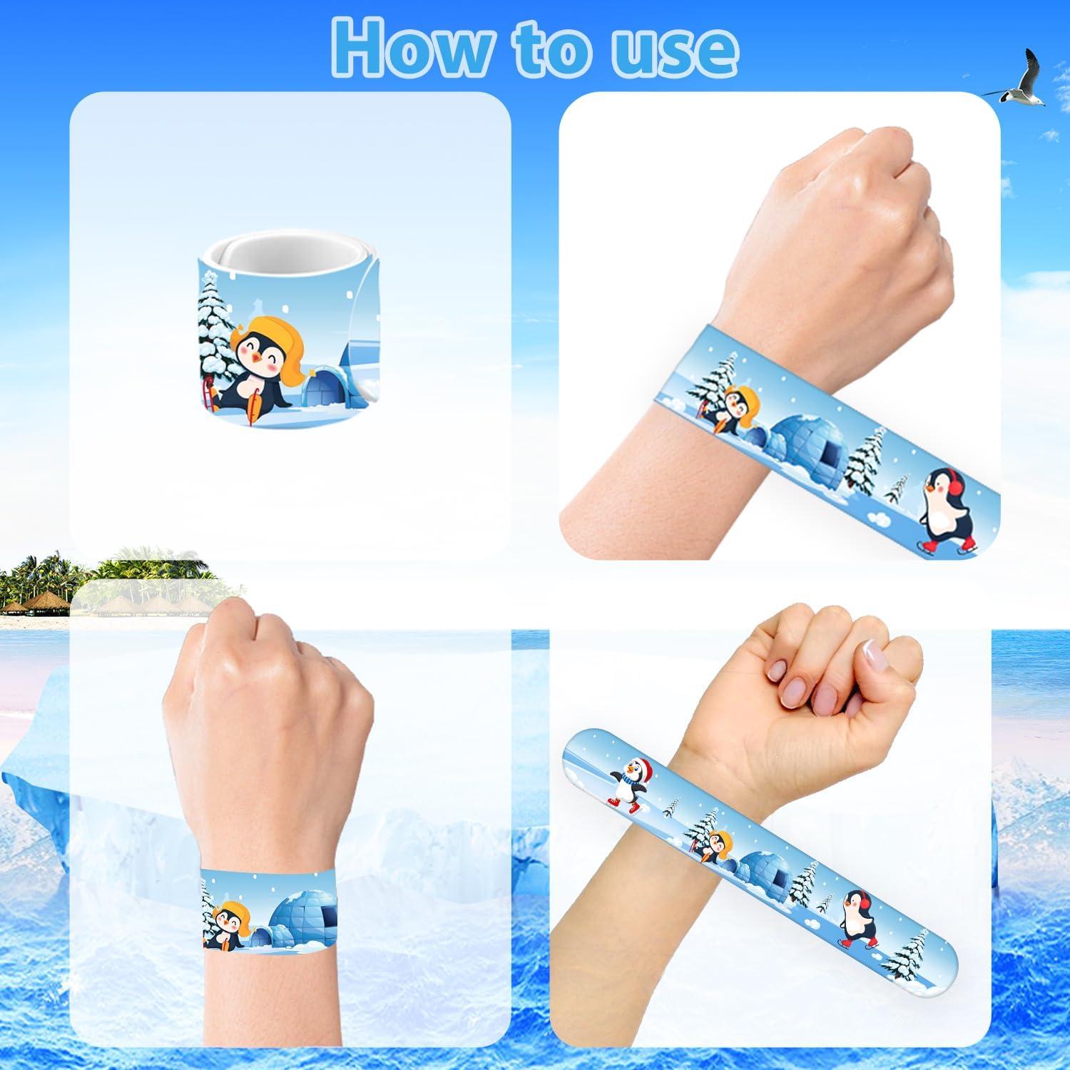 74PCS Favoritos de Fiesta de Patinaje sobre Hielo - Pulseras y Stickers