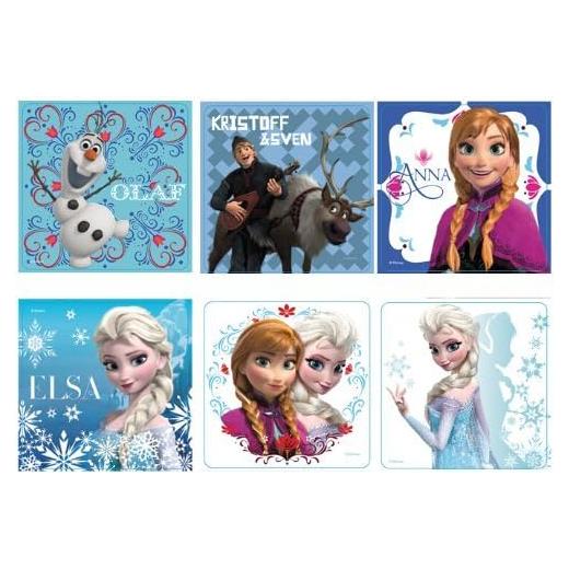Pegatinas Disney Frozen 100 Piezas 6.35 cm Multicolor