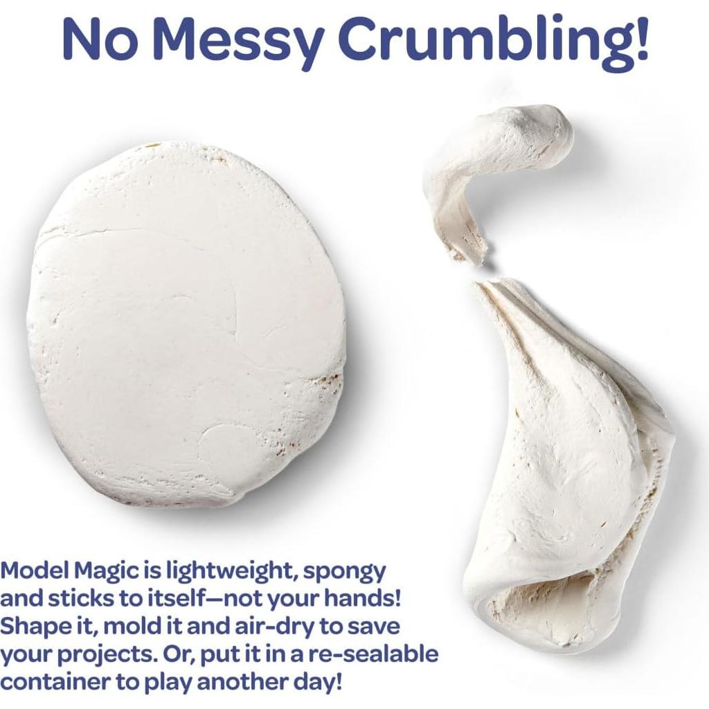 Crayola Model Magic Blanco 75ct 28g Suministros de Arte