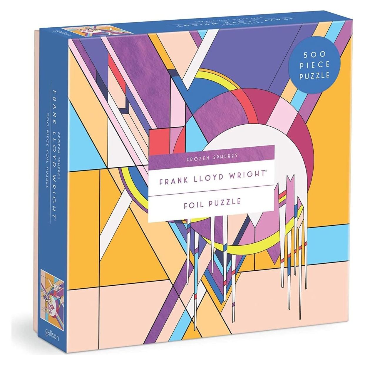 Rompecabezas Galison 500 Piezas Esferas Congeladas Frank Lloyd Wright