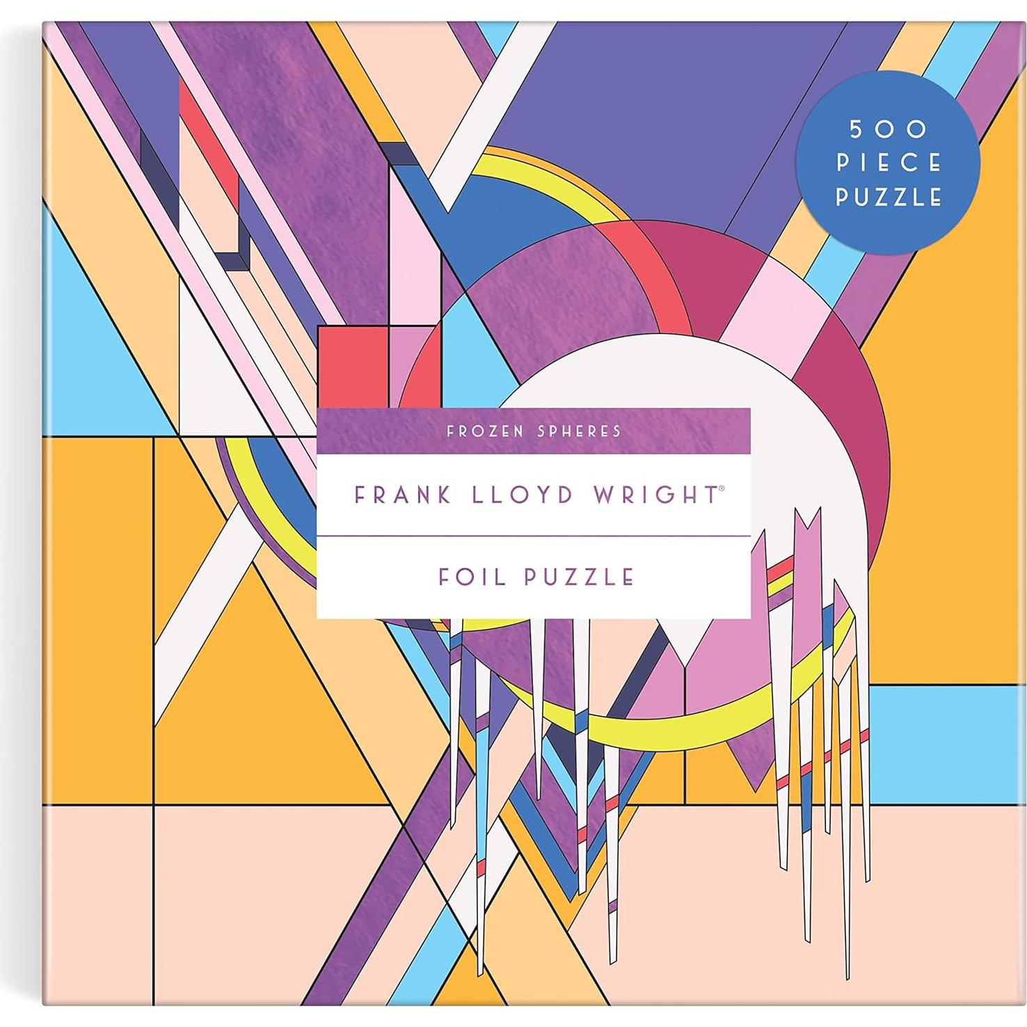 Rompecabezas Galison 500 Piezas Esferas Congeladas Frank Lloyd Wright