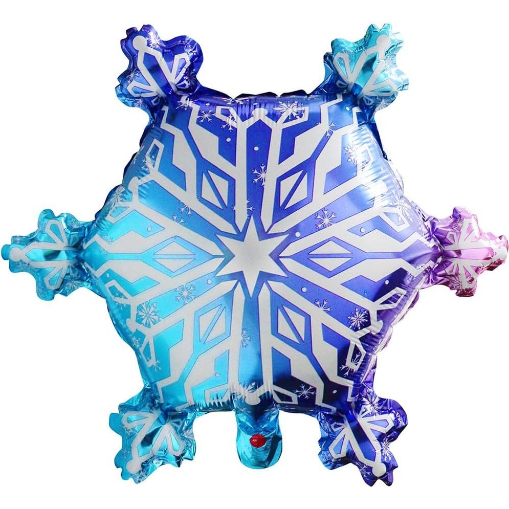 Globos de Copo de Nieve 3D Hokilands - Paquete de 8 Decoración de Fiesta