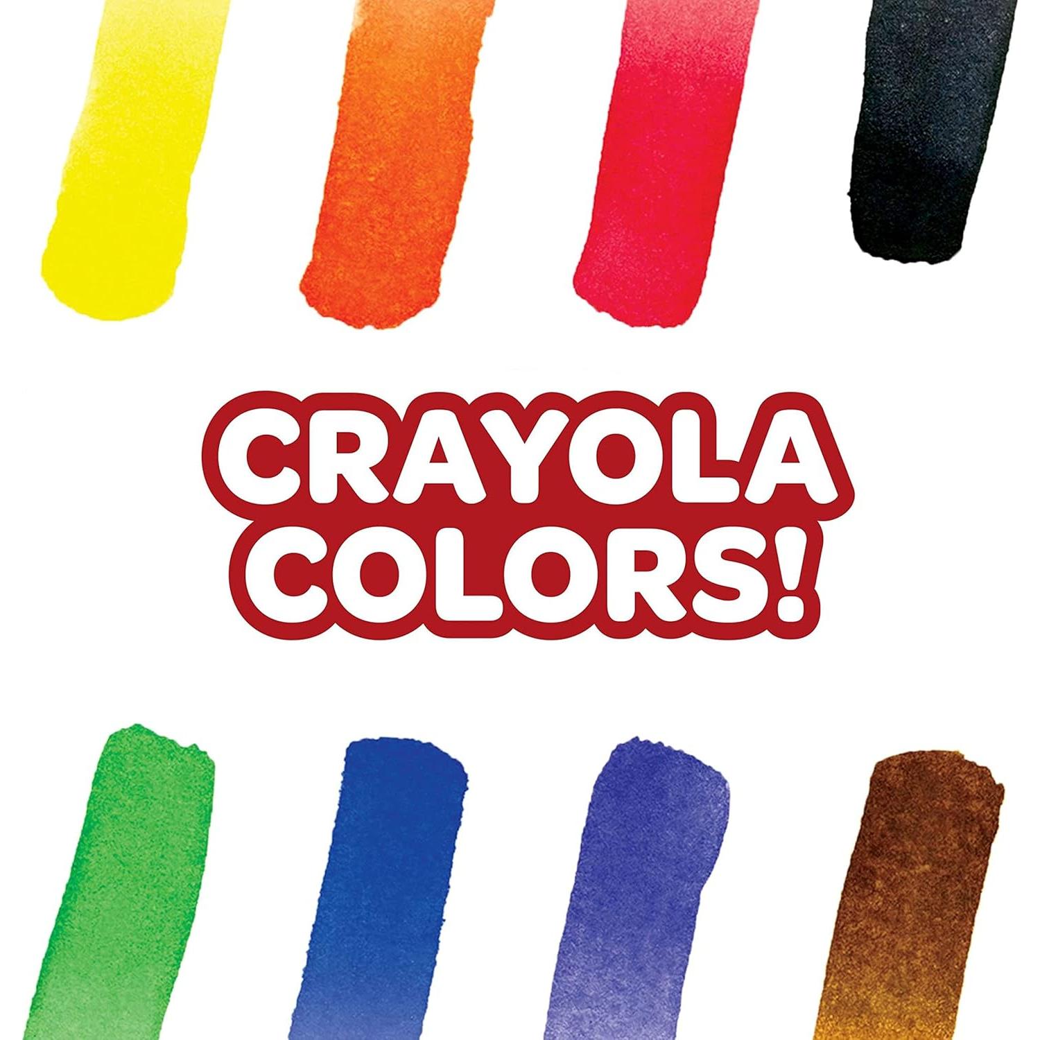 Conjunto de Pintura Acuarelable Crayola 12 Piezas Lavable