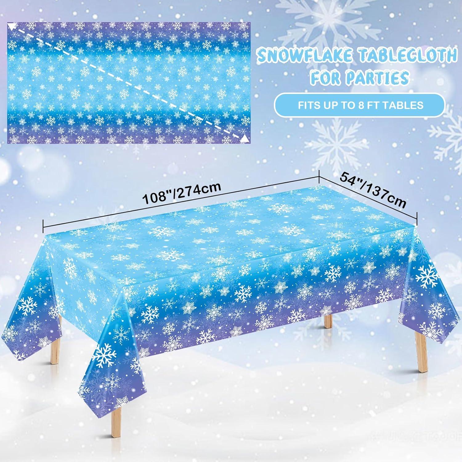 Manteles Desechables de Plástico Babudeer - 2 Piezas 137x274 cm