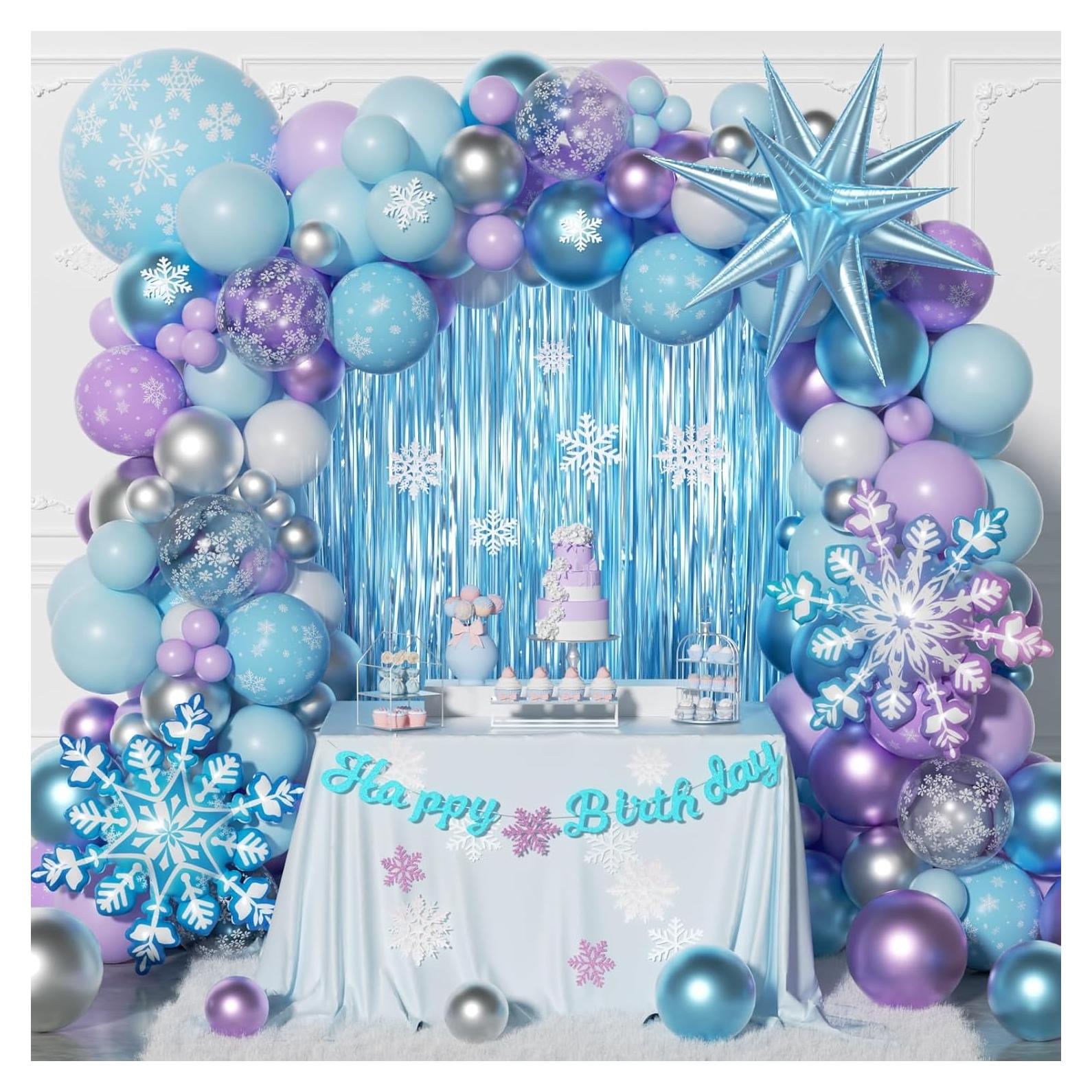 Kit de Arco de Globos Frozen 212 Piezas - MURDIZZO