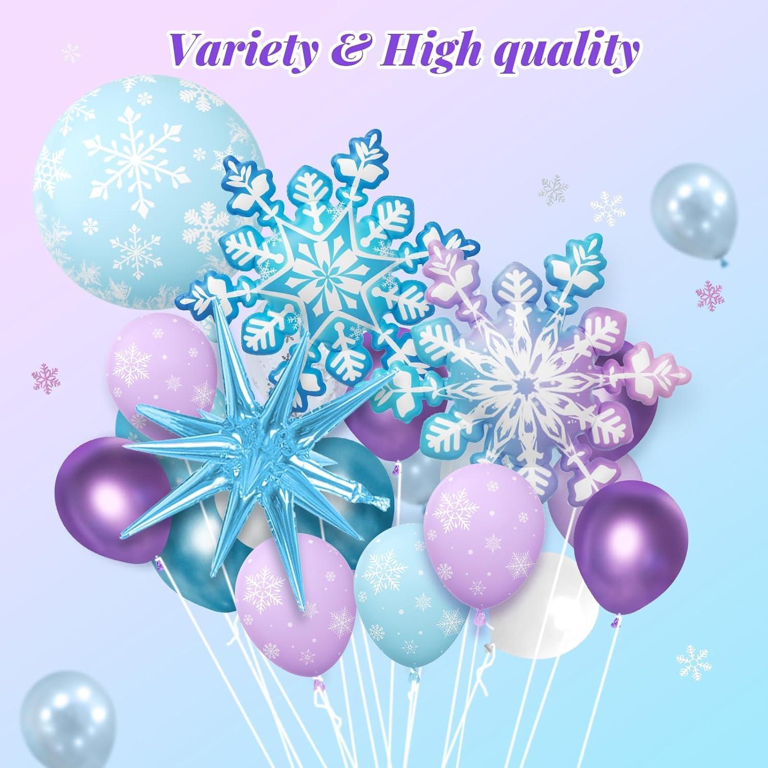 Kit de Arco de Globos Frozen 212 Piezas - MURDIZZO