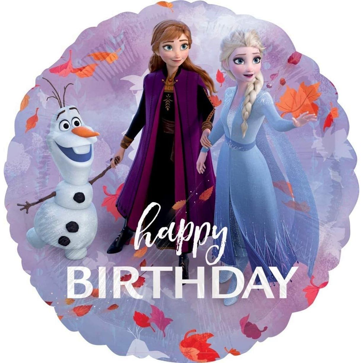 Ramo de Globos de Cumpleaños Frozen Anagram 9 pcs