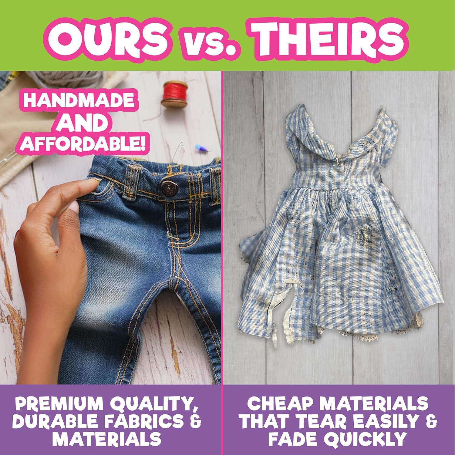 Conjunto de Ropa para Muñecas Dress Along Dolly Anna 3 Piezas