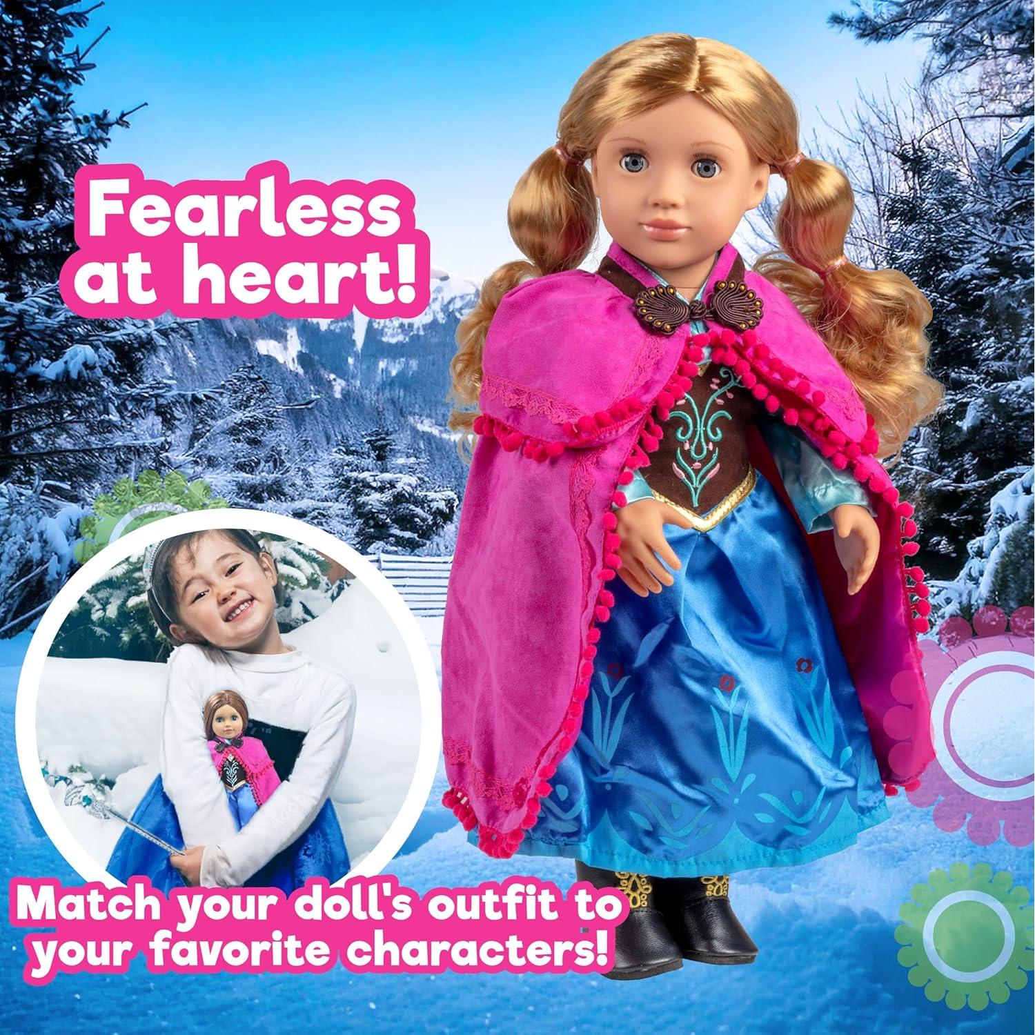 Conjunto de Ropa para Muñecas Dress Along Dolly Anna 3 Piezas