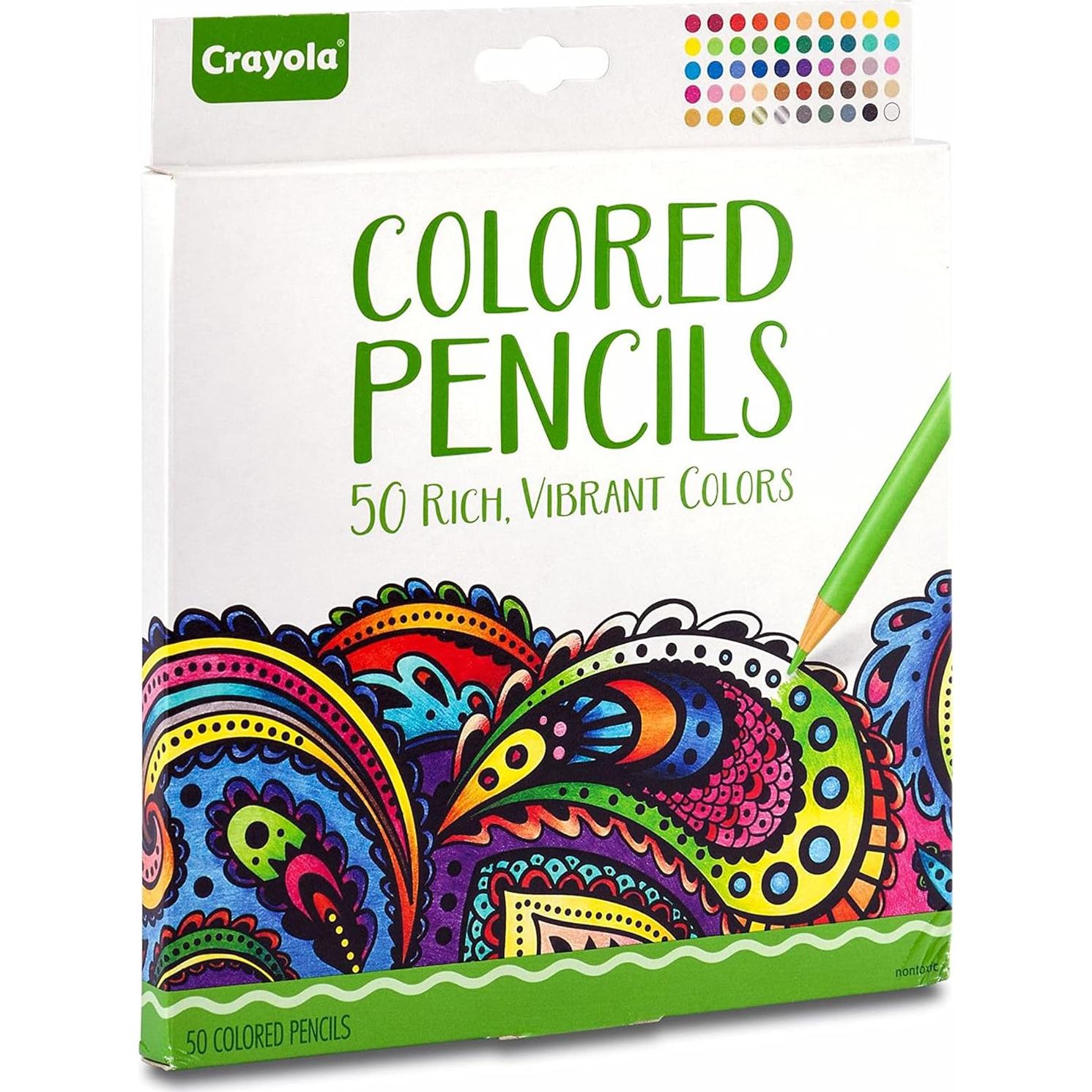 Lápices de Colores Crayola 50 Colores para Adultos