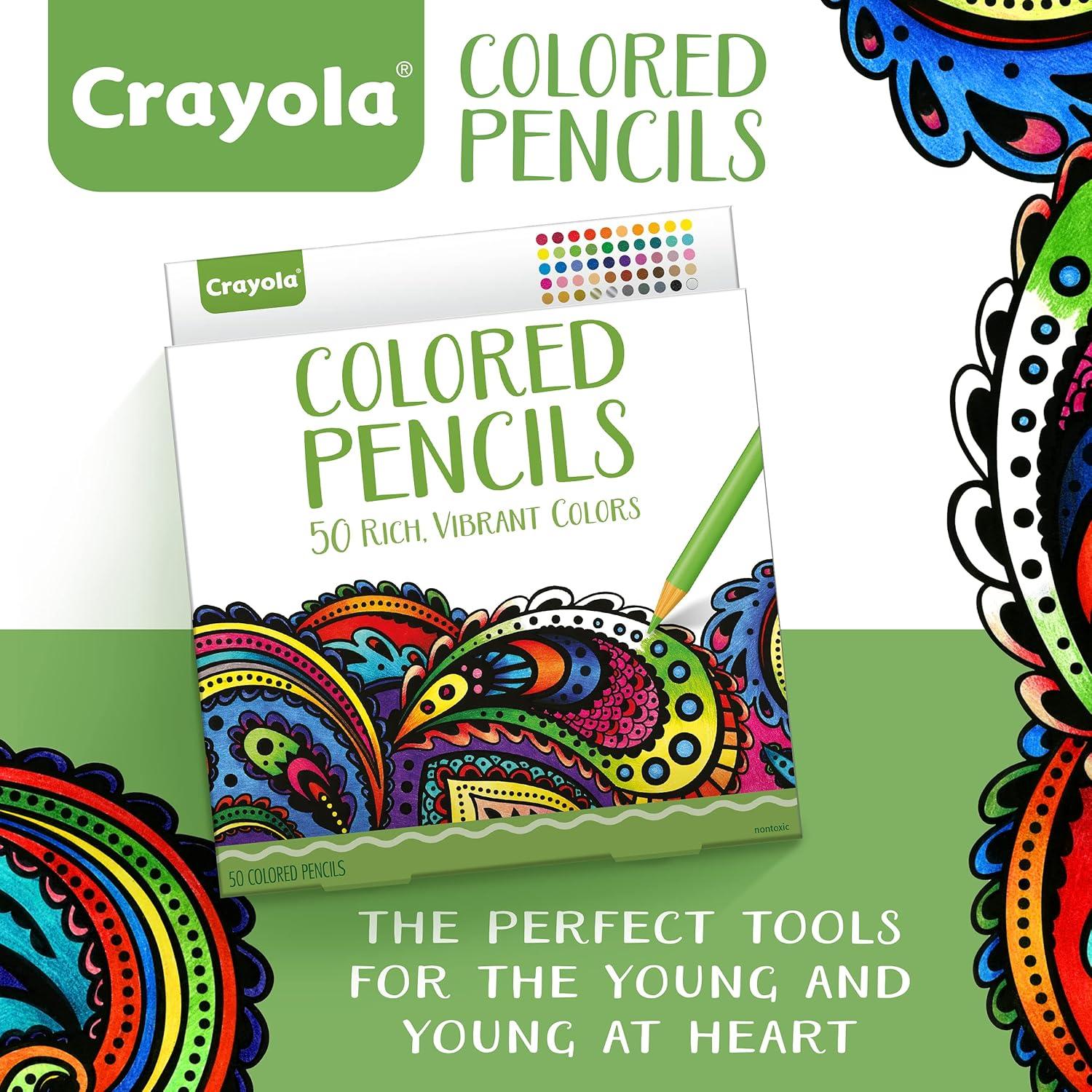 Lápices de Colores Crayola 50 Colores para Adultos