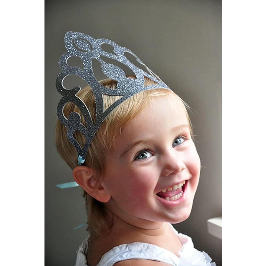 Coronas de Elsa para Fiesta de Frozen - Paquete de 12