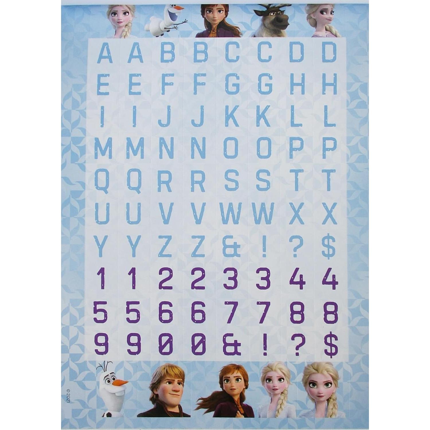 Papel de Actividad Show-Offs Elsa y Anna - 6 Hojas de Pegatinas